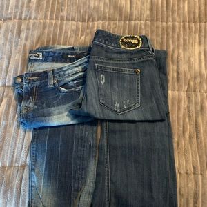 Lot of two express jeans